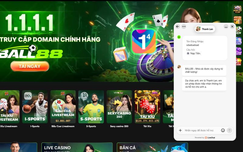 kênh liên hệ 24/7