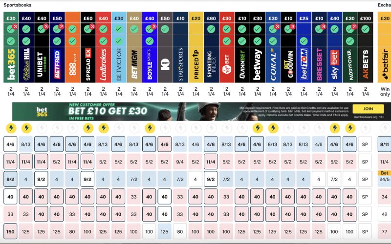 kèo Indonesia với các mức odds phổ biến