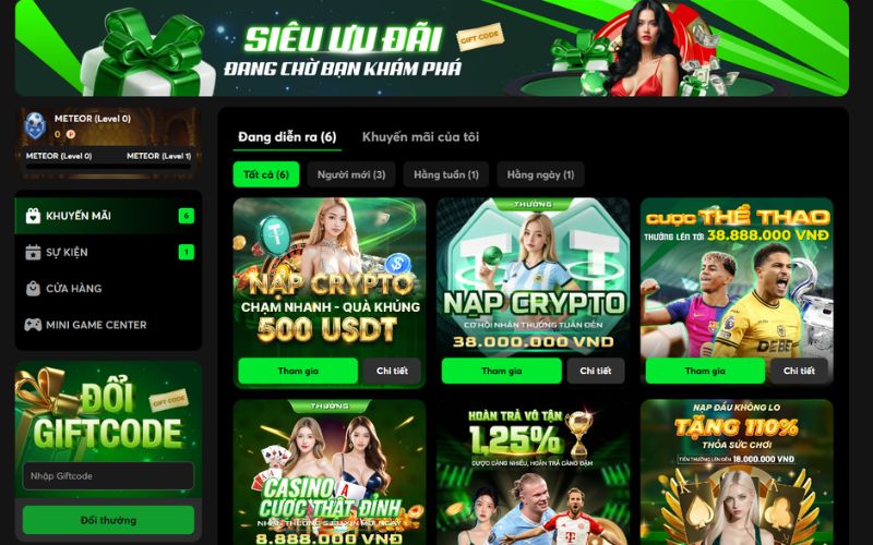 các chương trình khuyến mãi hấp dẫn